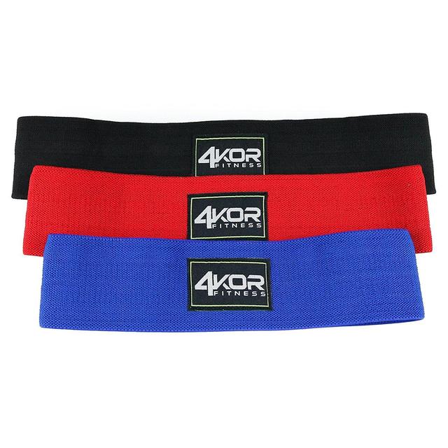Resistance Loop Band Set by 4KOR Fitness, Perfect for CrossFit, Yoga, Physical Therapy, and Booty Building