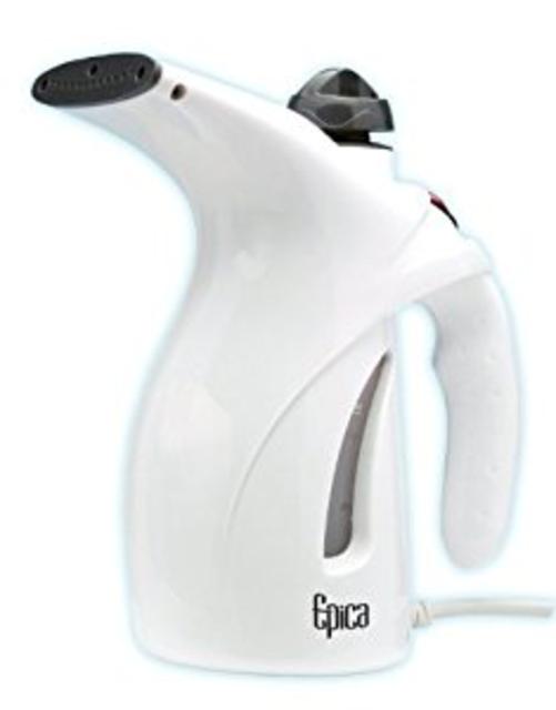 Epica Powerful 800 Watt Handheld Garment Steamer for Clothing with Fabric Brush and Lint Remover -12 Minutes of Continuous Steam!