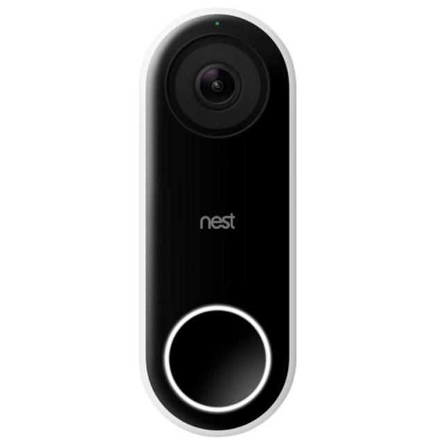 Google - Nest Hello Smart Wi-Fi Video Doorbell