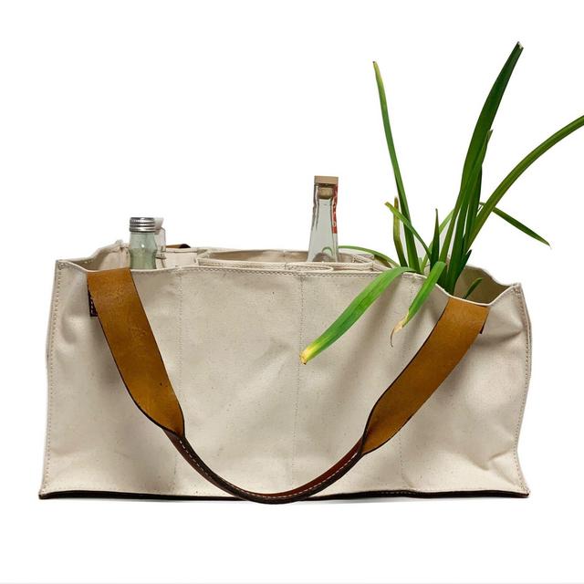 Market Sac: Natural/Whiskey & Army/Black