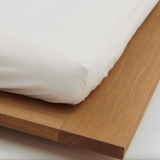 TEKLA Percale Fitted Sheet