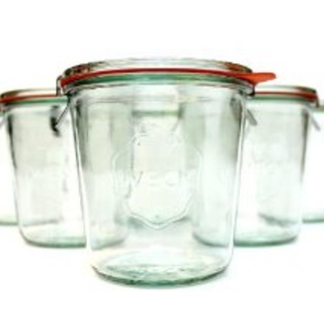 Weck 742 500mL (1/2L) Canning Jar; SET OF 6