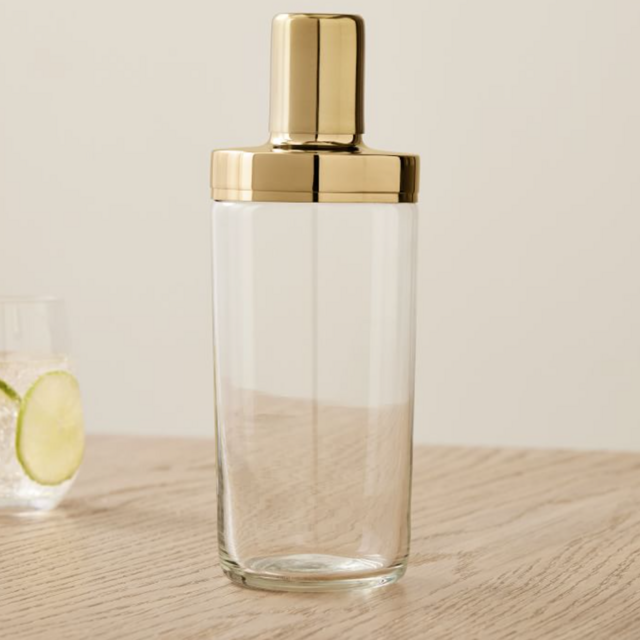 Archer Cocktail Shaker, Brass