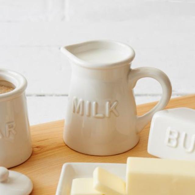 Embossed Milk Carafe