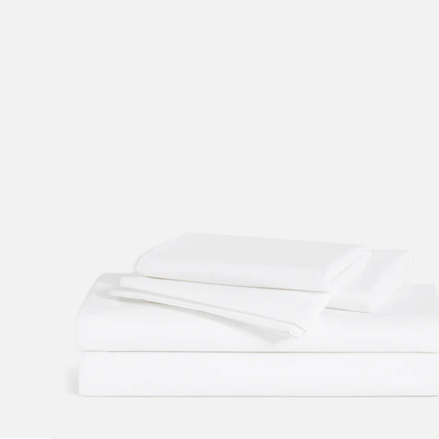Classic Core Sheet Set - Queen Size, Solid White
