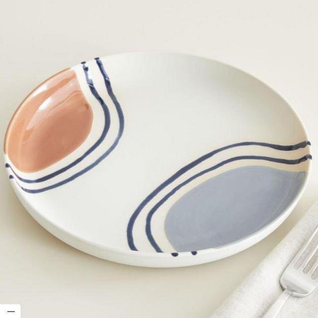 Sway Salad Plates (Set of 4), Painted Color