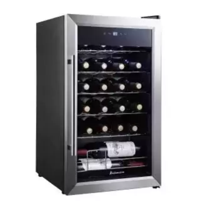 Kalamera 24 Bottle Single Zone Wine Cooler Small Wine Fridge