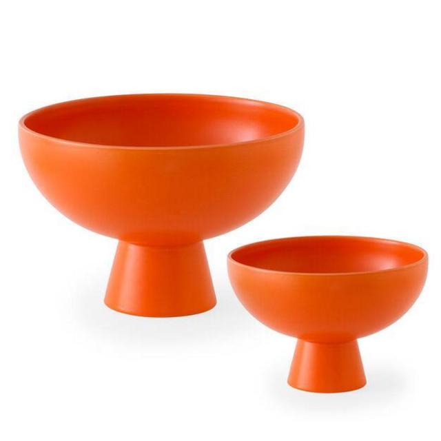 LARGE Vibrant Orange Raawii Strøm Bowl