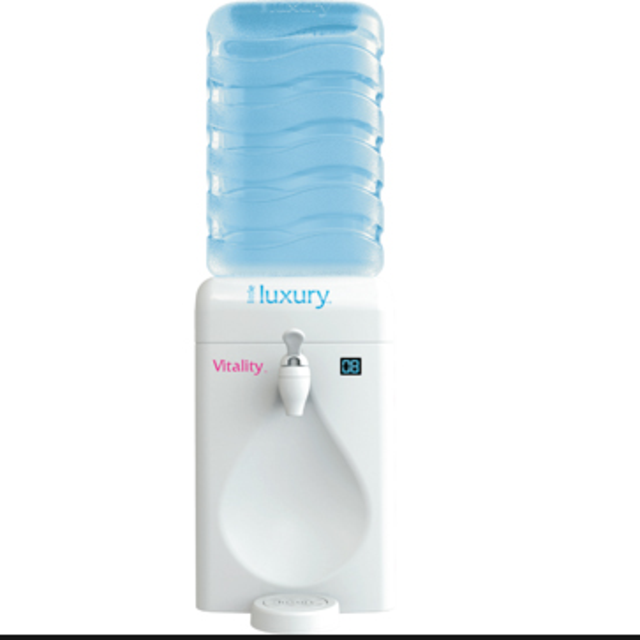 Water Filter Cooler - Countertop Refrigerated Personal Cooler by Little Luxury - Filter, Cool, and Dispense Fresh Water