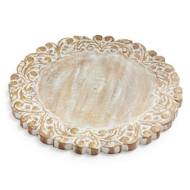 Wooden Scroll Cheese Board