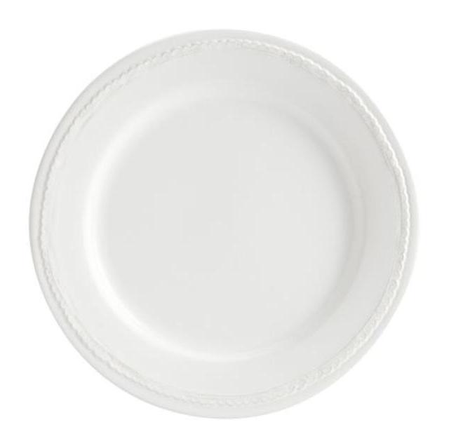 Napoli Stoneware Dinner Plate, Set of 4, White