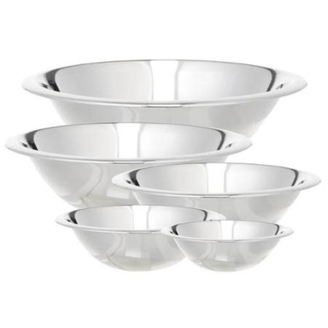 Cookpro 717 5pc Stainless Steel Mixing Bowl Set Constructed