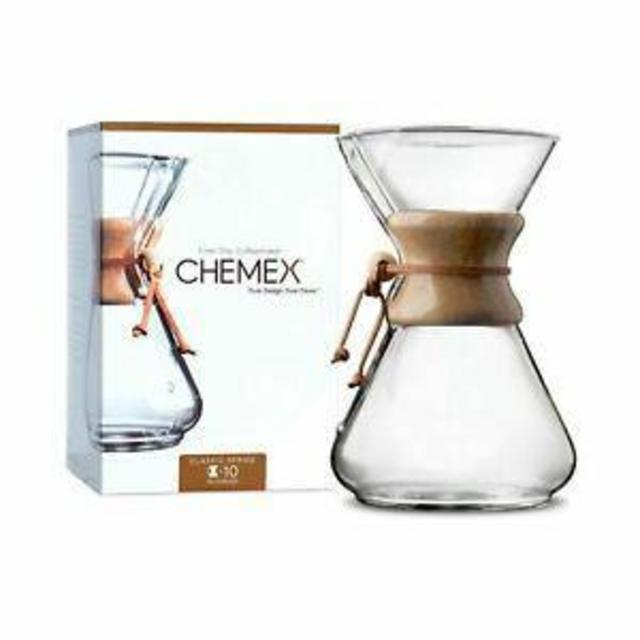 Chemex Pour-Over Coffeemaker, 10 Cup