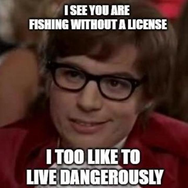Fishing licenses and gear rental