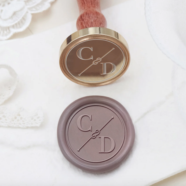 Custom Monogram Wax Seal Stamp