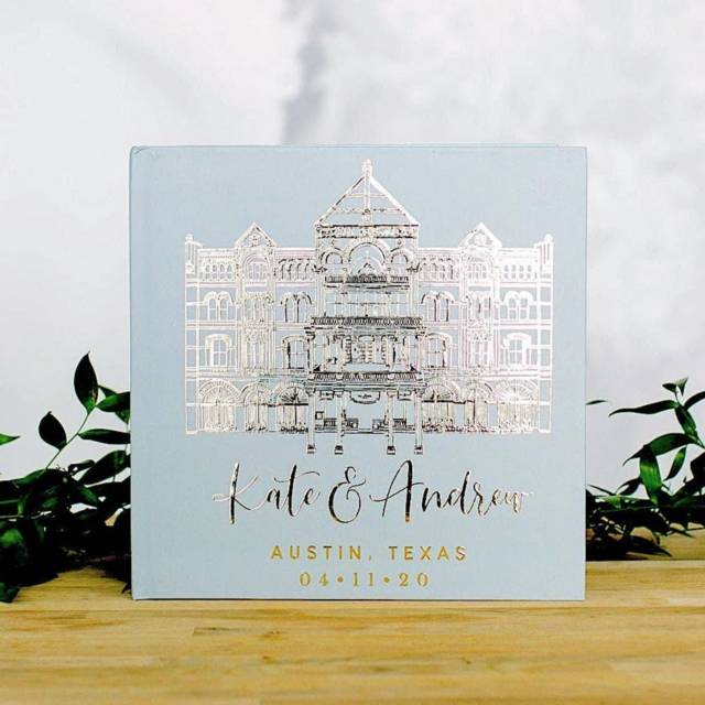 Personalized Wedding Venue Guest Book