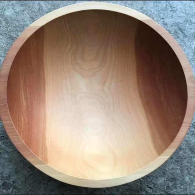 Mezzaluna and 12 Inch Hardwood Chopping Bowl Set