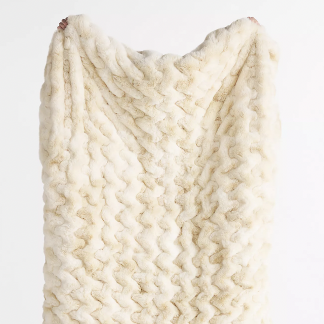 Luxe Dyed Faux Fur Throw Blanket