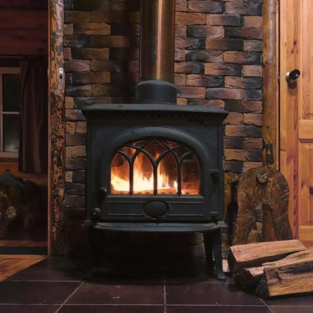 Small, secondhand wood stove