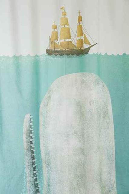 Whale Shower Curtains