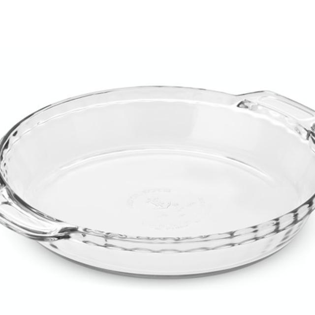 Anchor Hocking Glass Deep Pie Dish