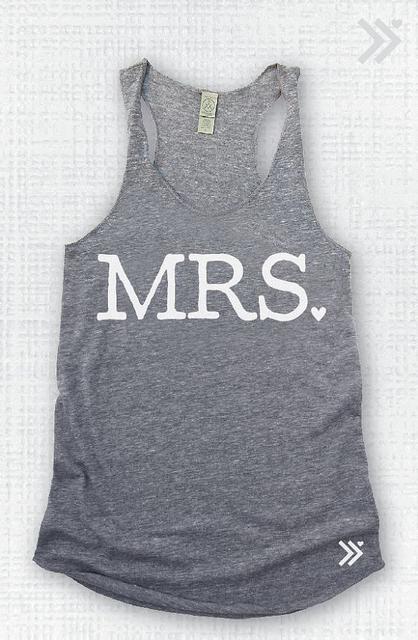 Bride Wedding Mrs. Eco-Tank top Bridal Tank