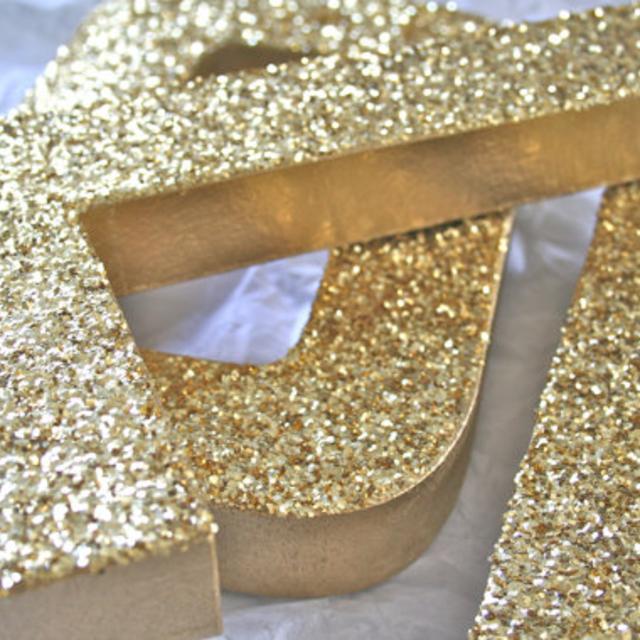 Glittered Letters/Numbers/Wedding or Party Decor