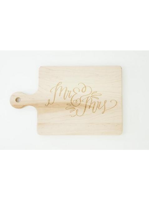 Mr & Mrs Cutting Board, Rectangle