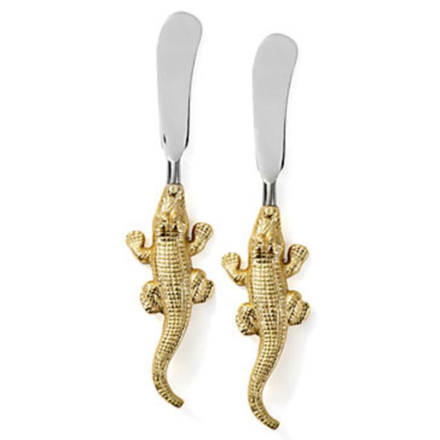 Golden Gator Spreaders - Set of 2 | Host &amp; Hostess Gifts | Gifts | Z Gallerie