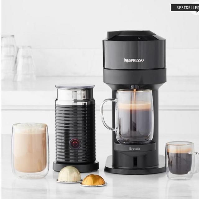 Nespresso Vertuo Next by Breville with Aeroccino, Gloss Black