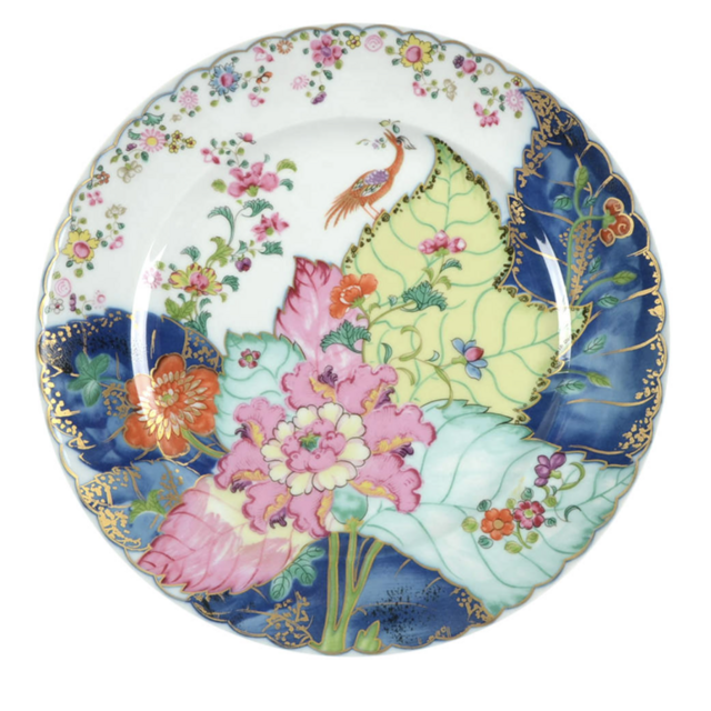 Salad/Dessert Plate Tobacco Leaf by Mottahedeh