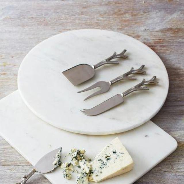 Round Marble Serving Board