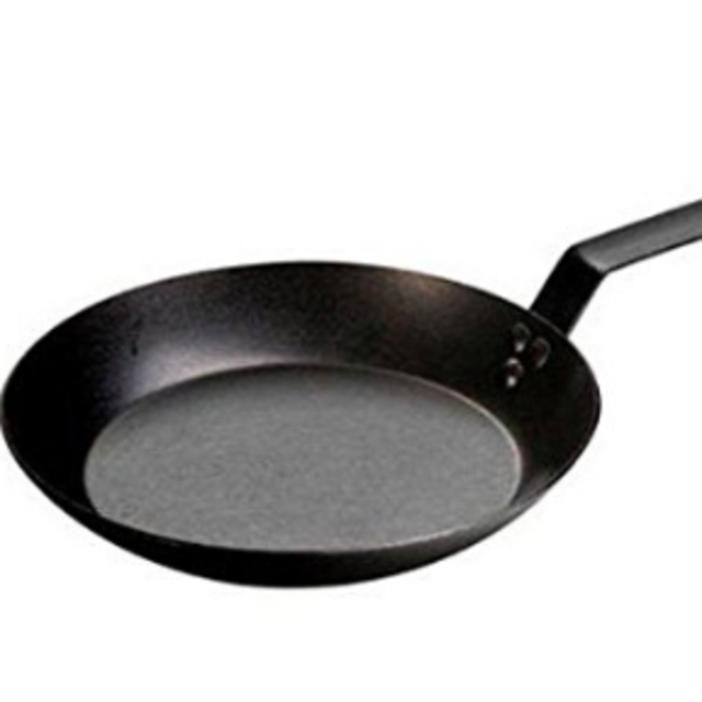 Lodge CRS12 Carbon Steel Skillet, Pre-Seasoned, 12-inch