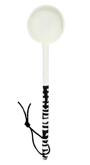 Offset Stripe Serving Spoon