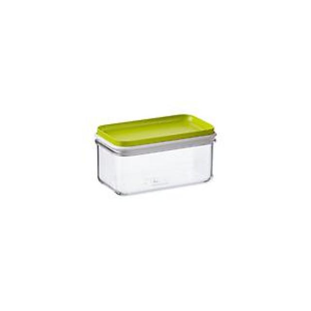 10 oz Narrow Stacking Canisters with Lime Lids