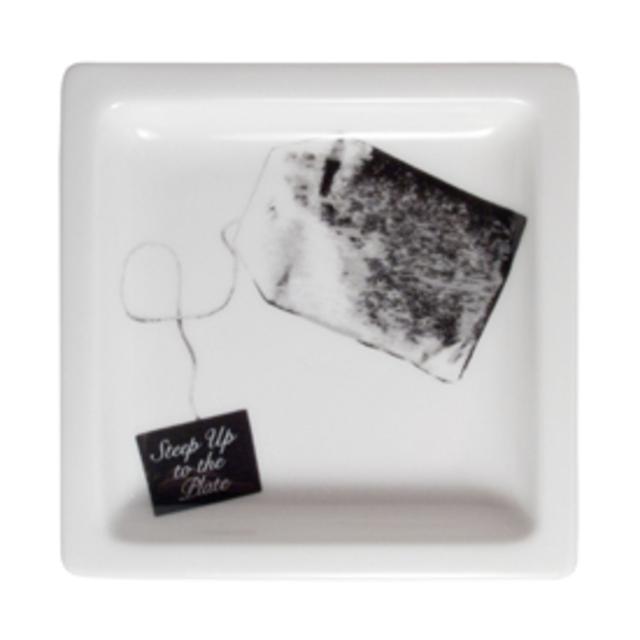 Steep Up to the Plate Teabag Rest