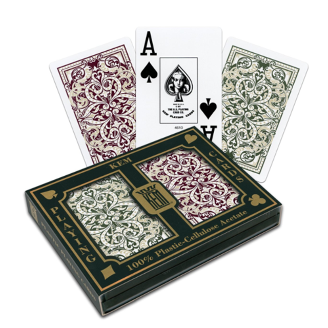 Kem Jacquard Playing Cards: 2-Deck Sey