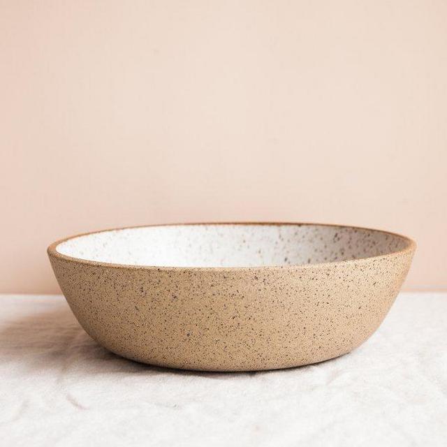 Sand Serving Bowl by Earthen