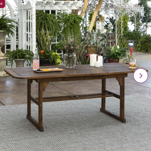 Outdoor Extendable Table