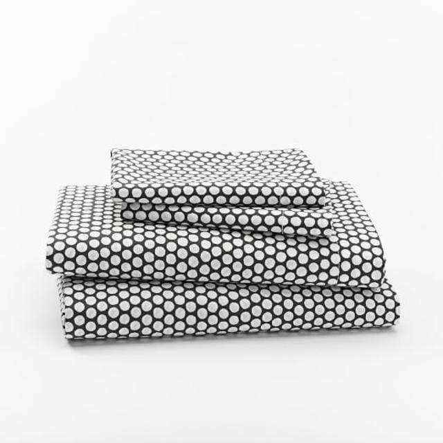 Dot Sheet Set - Queen, Slate