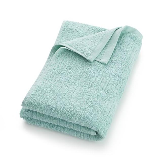 Ribbed Seafoam Bath Towel