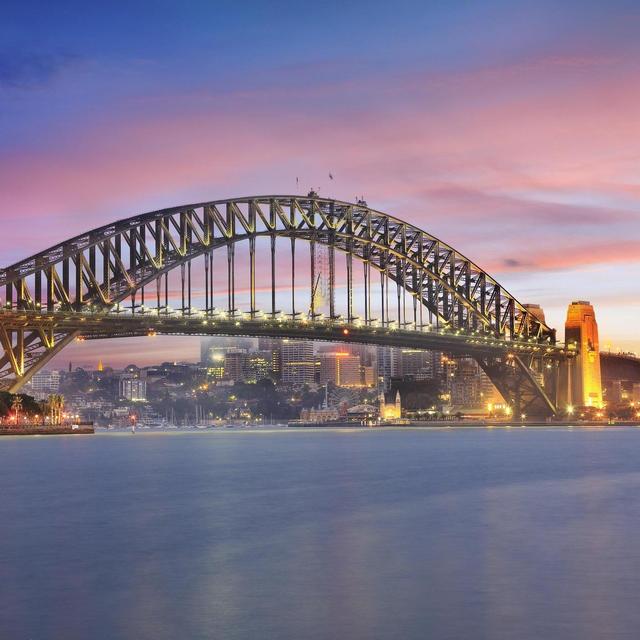 Climbing Sydney Harbour Bridge at Twilight