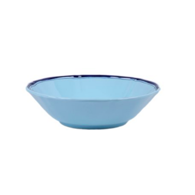 Moda Domus, Large Ceramic Hand-Painted Serving Bowl