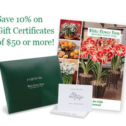 Garden Gift Certificates