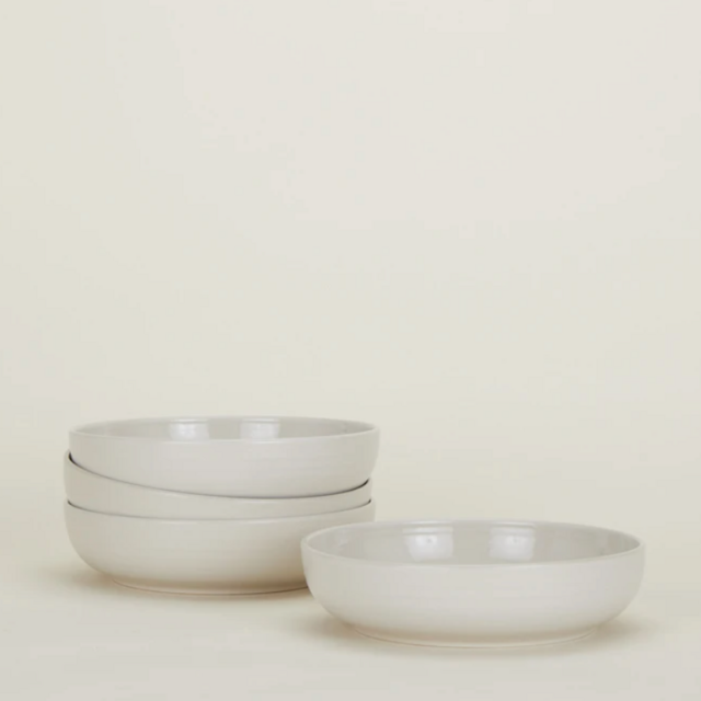 HAWKINS NEW YORK Shaker Low Bowl - Bone