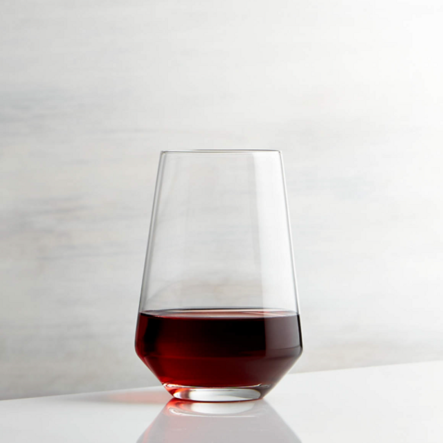 CRATE & BARREL Tour Stemless Wine Glasses