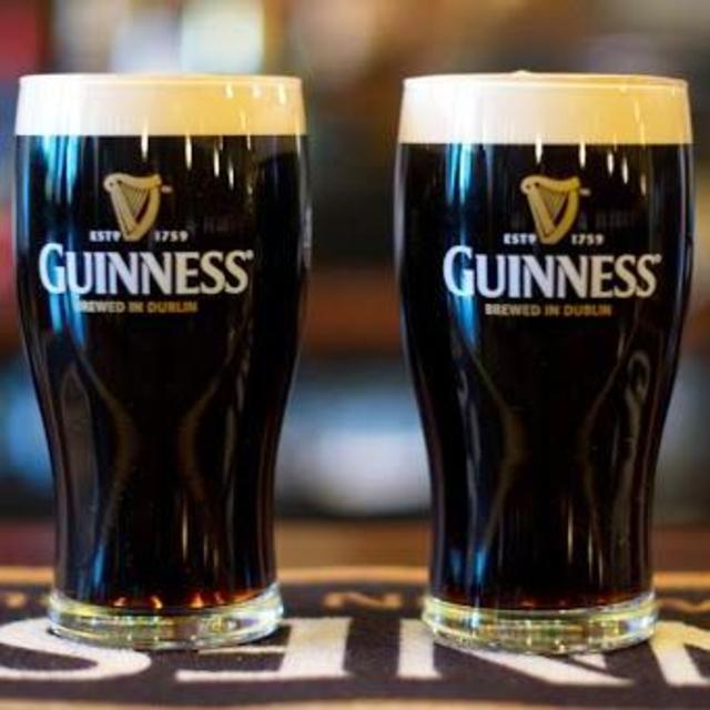 2 rounds of Guinness