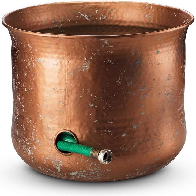 Copper Garden Hose Pot