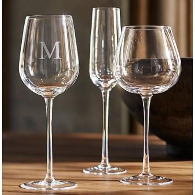 PB Premier Mouth Blown White Wine Glass, Set of 4