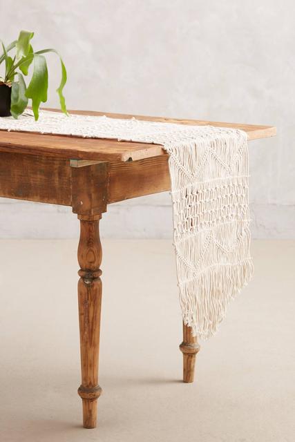 Handwoven Macrame Runner